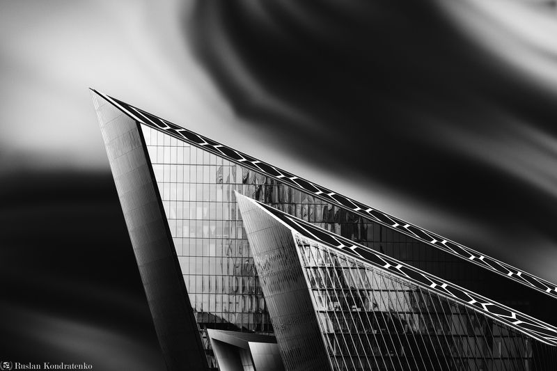 санкт-петербург, fine art, fineart, файн арт, fine art architecture, лахта центр, чб, черно-белое Лахта-Центрphoto preview