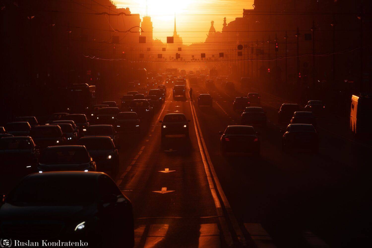 санкт-петербург, закат, прострел, невский, невский проспект, Кондратенко Руслан