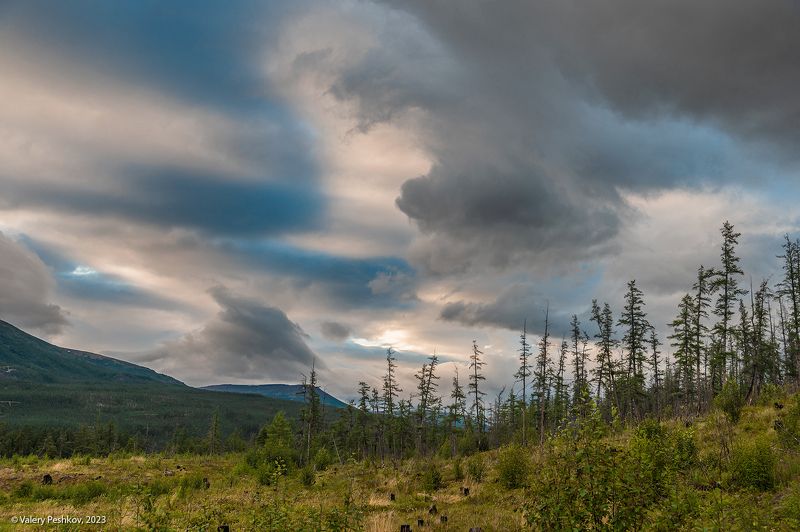 база, кордон, владимир коваль, облака, бег облаков, курейка, яктали, плато путораны Про бег облаковphoto preview