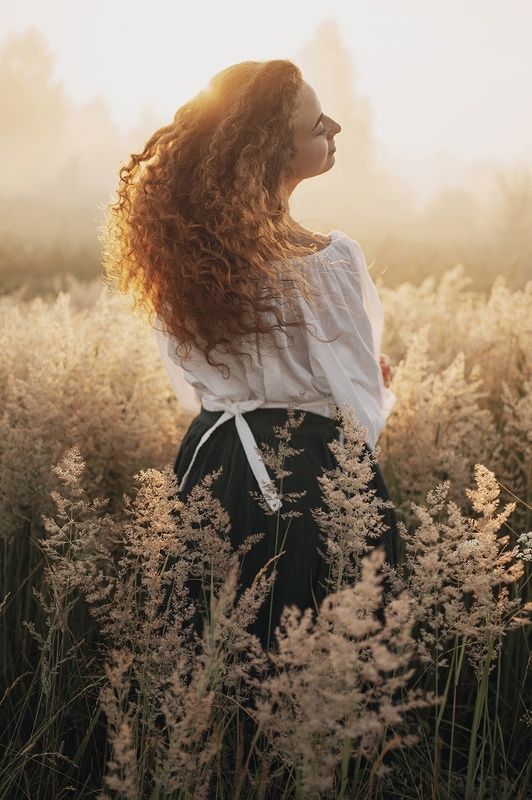 рассвет, девушка, красота Живописный рассвет с Настейphoto preview