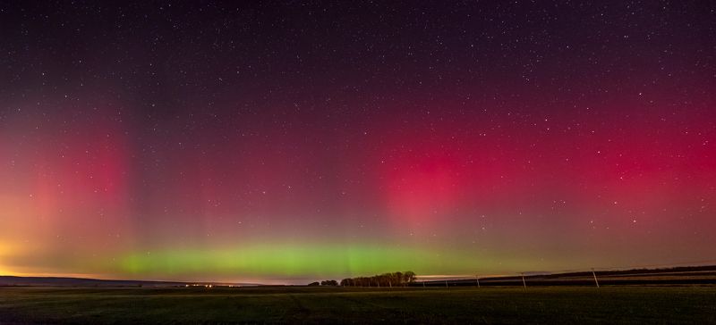 северное сияние, полярное сияние, белгородская область, ночь, небо Сияние.photo preview
