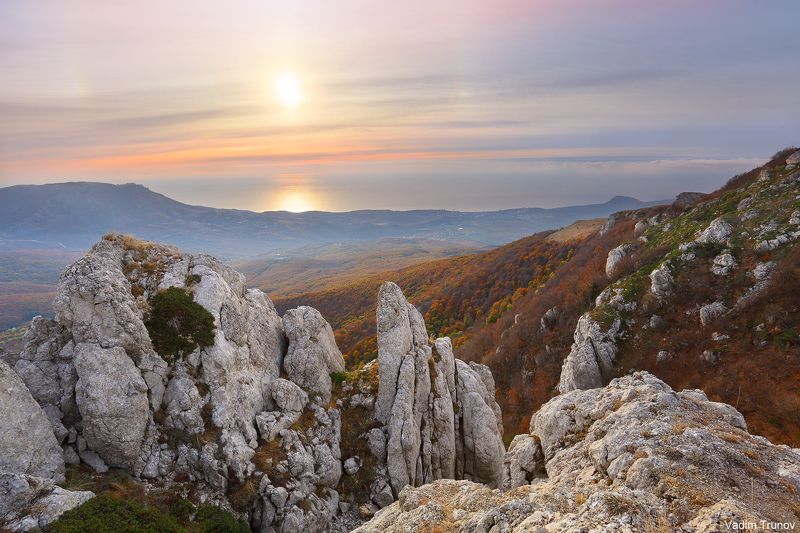 крым, чатыр-даг Скалы Чатыр-Дага фото превью