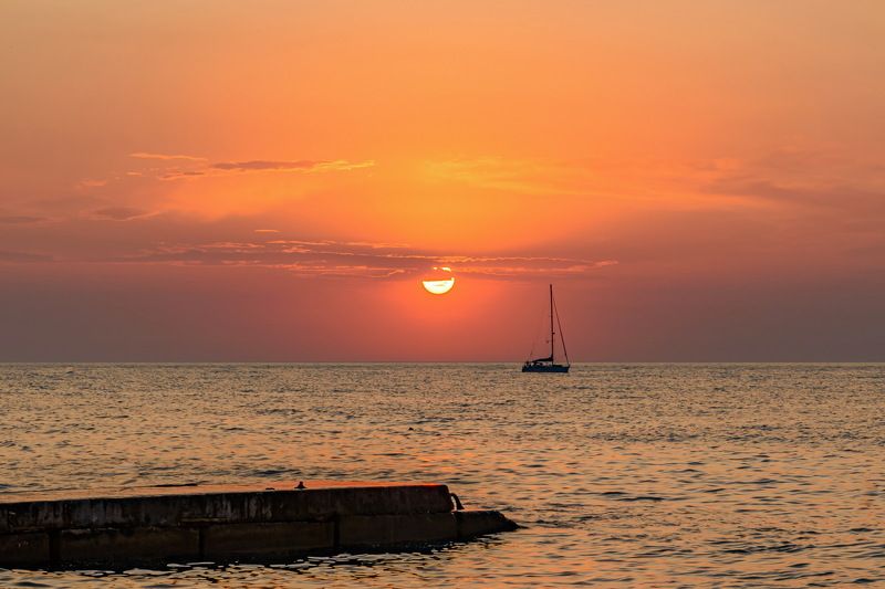 лето, море, закат, севастополь Севастопольский закатphoto preview