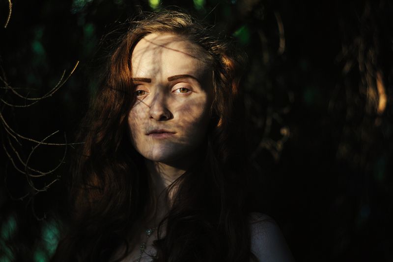 портрет, девушка, тени, природа, portrait, girl, shadows, beauty Анастасияphoto preview