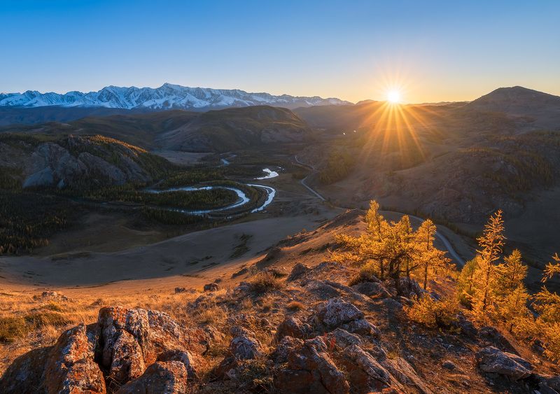 Вечер на алтайских пригорках фото превью
