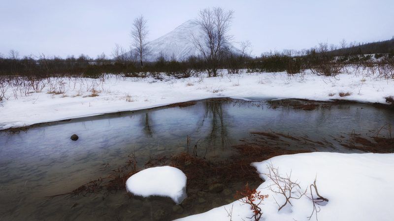 В горах первый снег photo preview