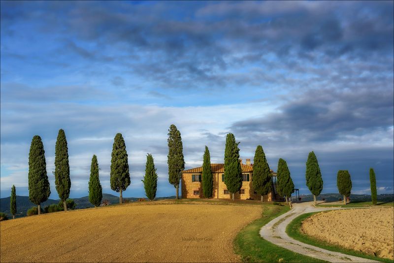 italy,san quirico d \\\\\\\' orcia,italia,италия,тоскана,pienza,кипарис,toscana,осень,tuscany,cipressi,belvedere,пьенца,тени Trattoria di maestro Turatti ...photo preview