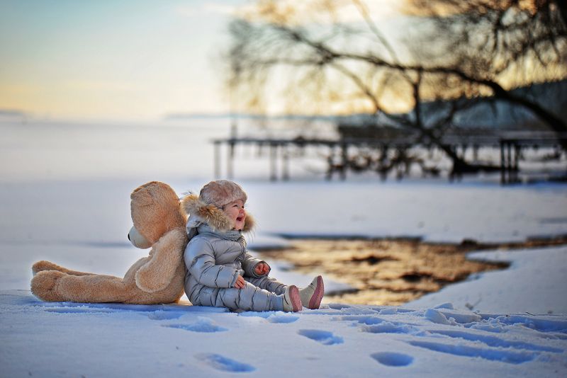 зима, winter, снег, snow, дети, ребенок, смех, лед, ice, kids photo preview