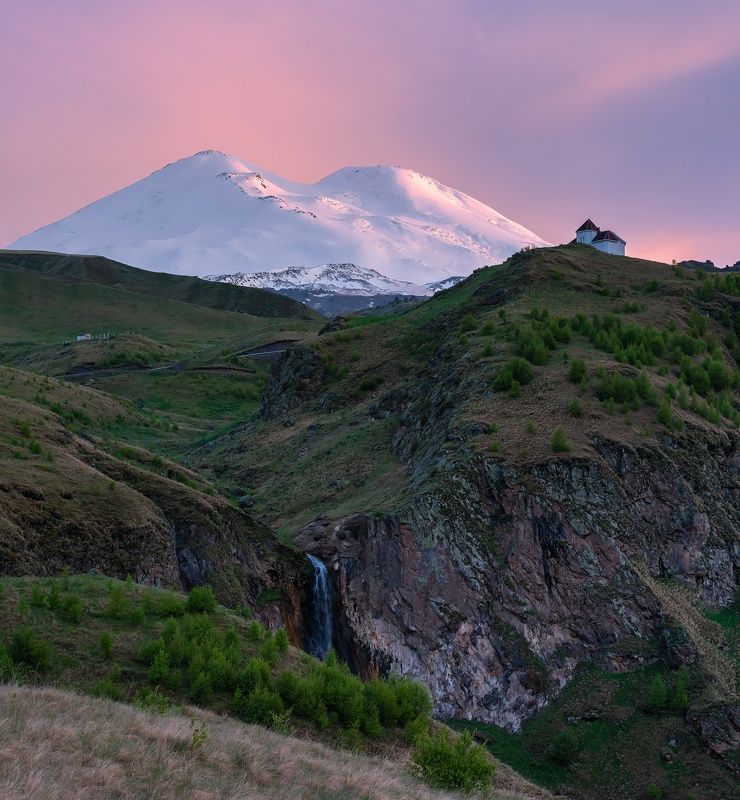 каквказ, горы, эльбрус, водопад Его величество Эльбрусphoto preview