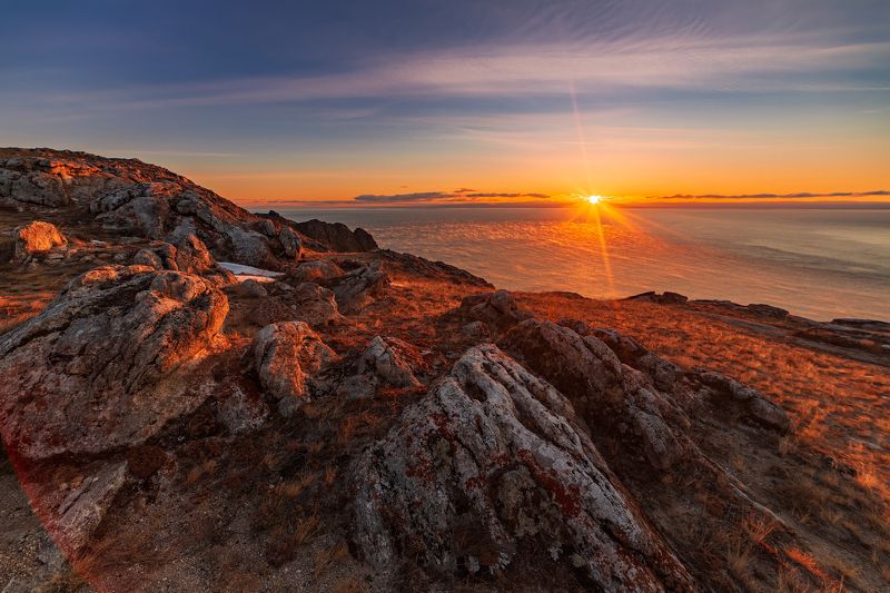 Байкал. Рассвет в Тажеранах.photo preview