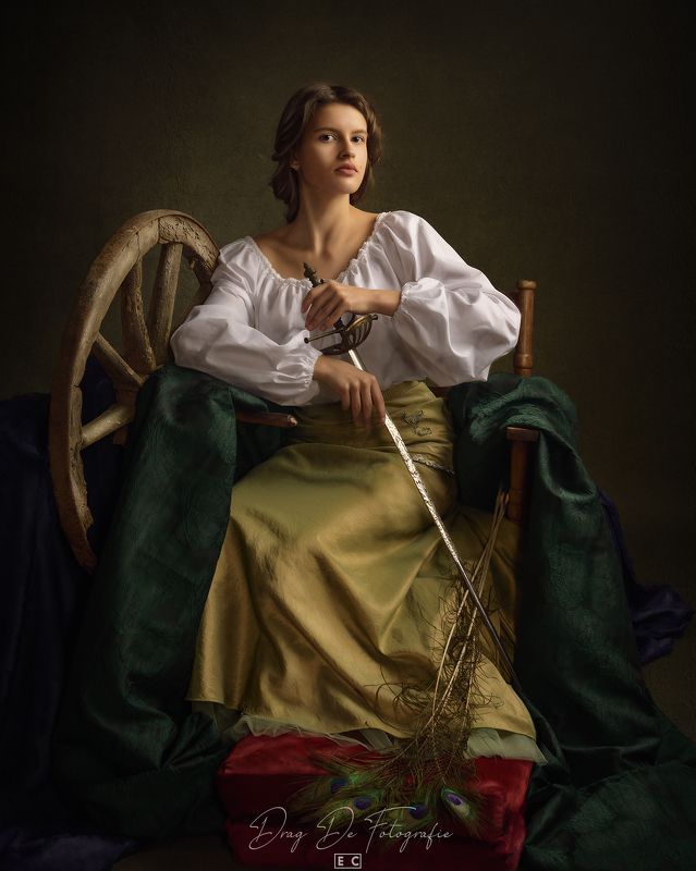 fineart,canvas,baroque,pictural,dragdefotografie,painterly,caravaggio Saint Catherine of Alexandriaphoto preview