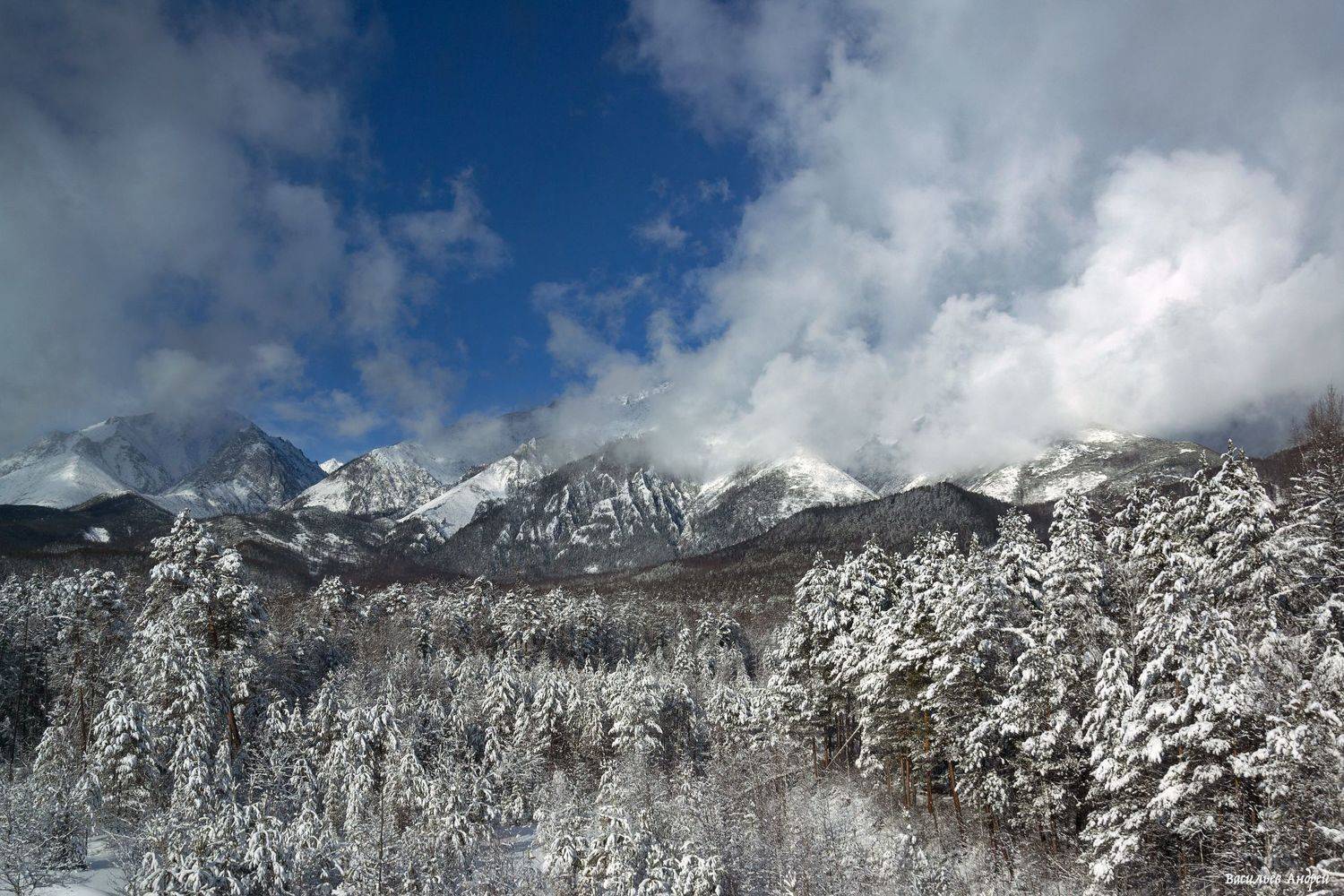 ***. Автор: Vasilyev Andrey горы, снег, сибирь, бурятия, Vasilyev Andrey