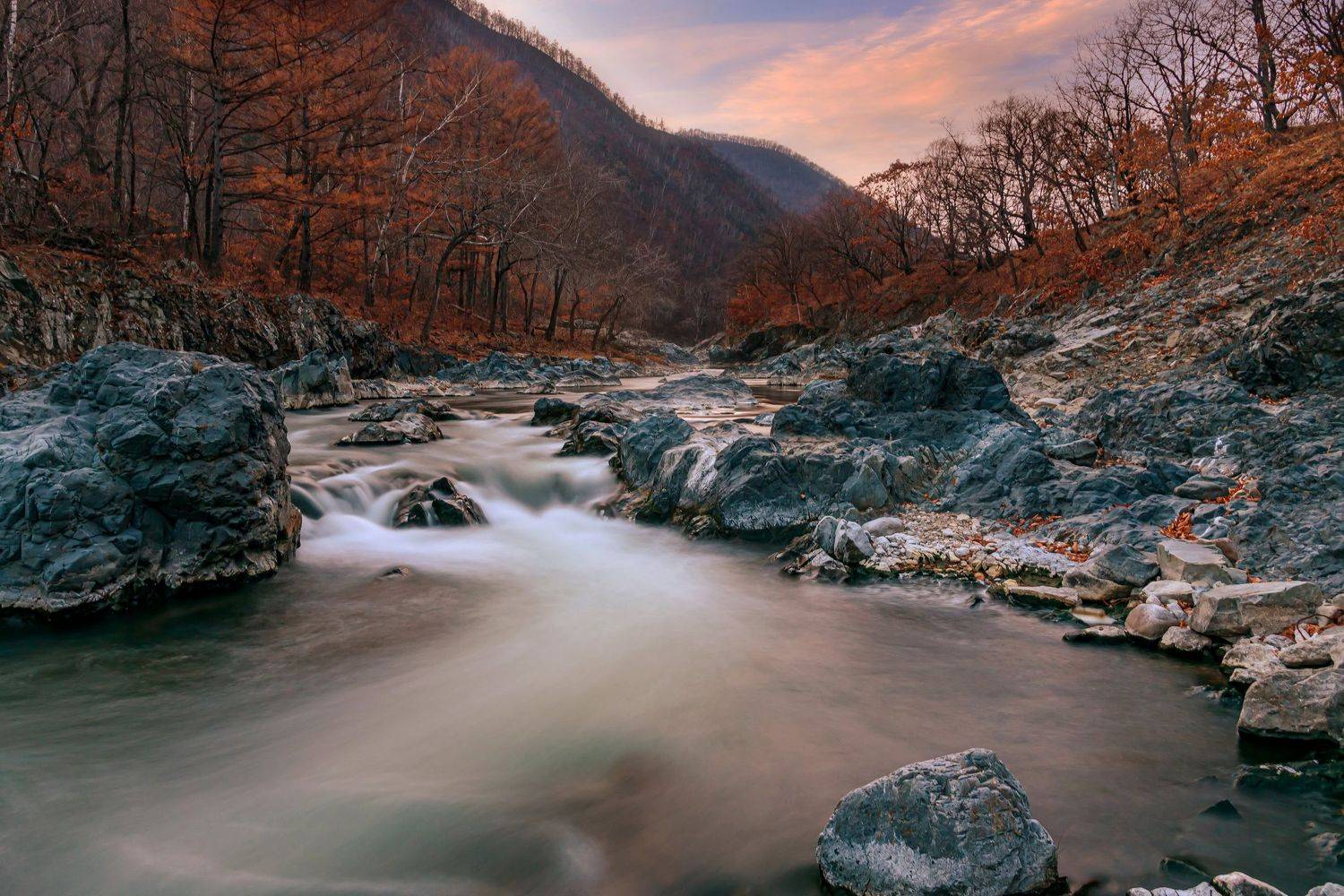 Осенний вечер. Автор: GeorgyPrimoretz осень, вечер, ррудная, GeorgyPrimoretz