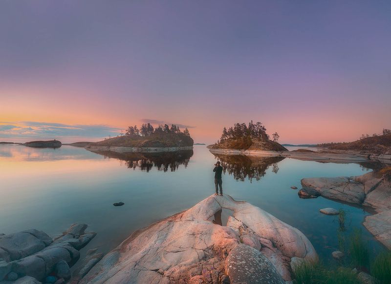 Рассвет на Ладогеphoto preview