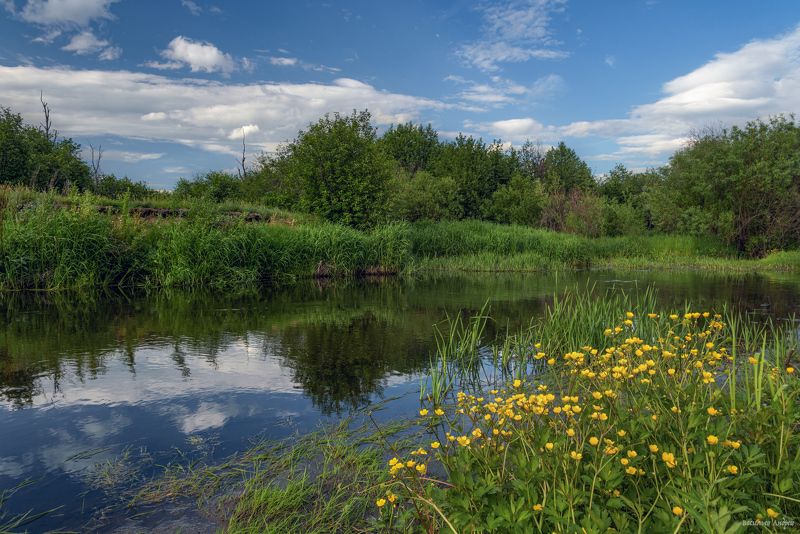 река урал, башкирия, лето, природа Верховье реки Урал фото превью