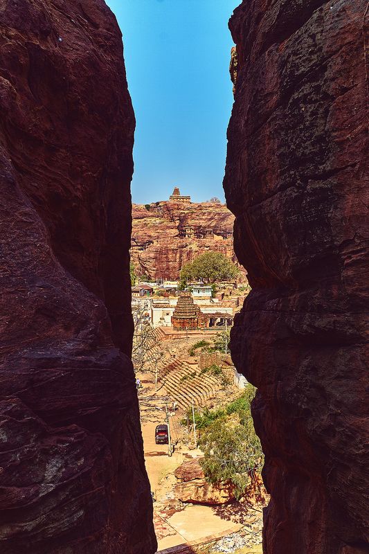 Cityscape View Of Badami - Badami Killa ( fort )photo preview