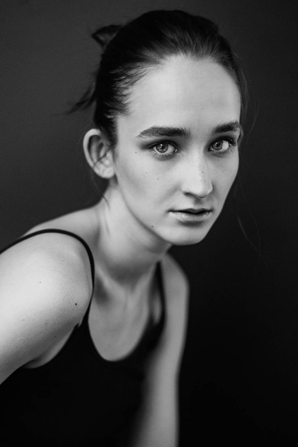 portrait, art, bnw, girl, woman, beautiful, canon, tamron, 50mm, Ковалев Иван