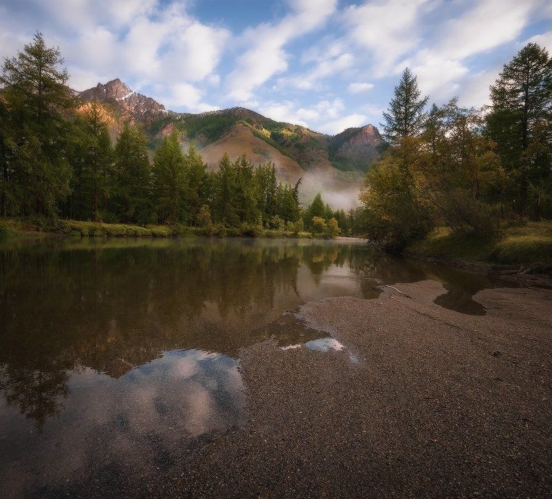 Утро на реке Сенца...photo preview