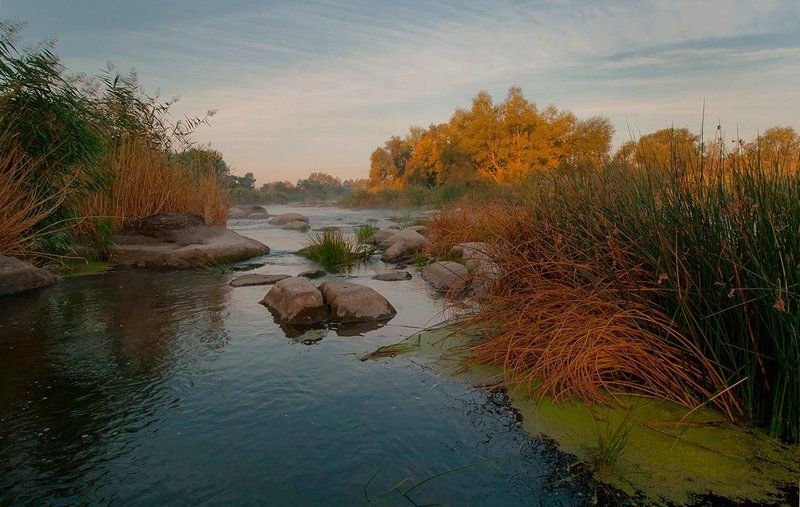 Река. Пороги. Осень. Осенние краски Gipanisa.photo preview