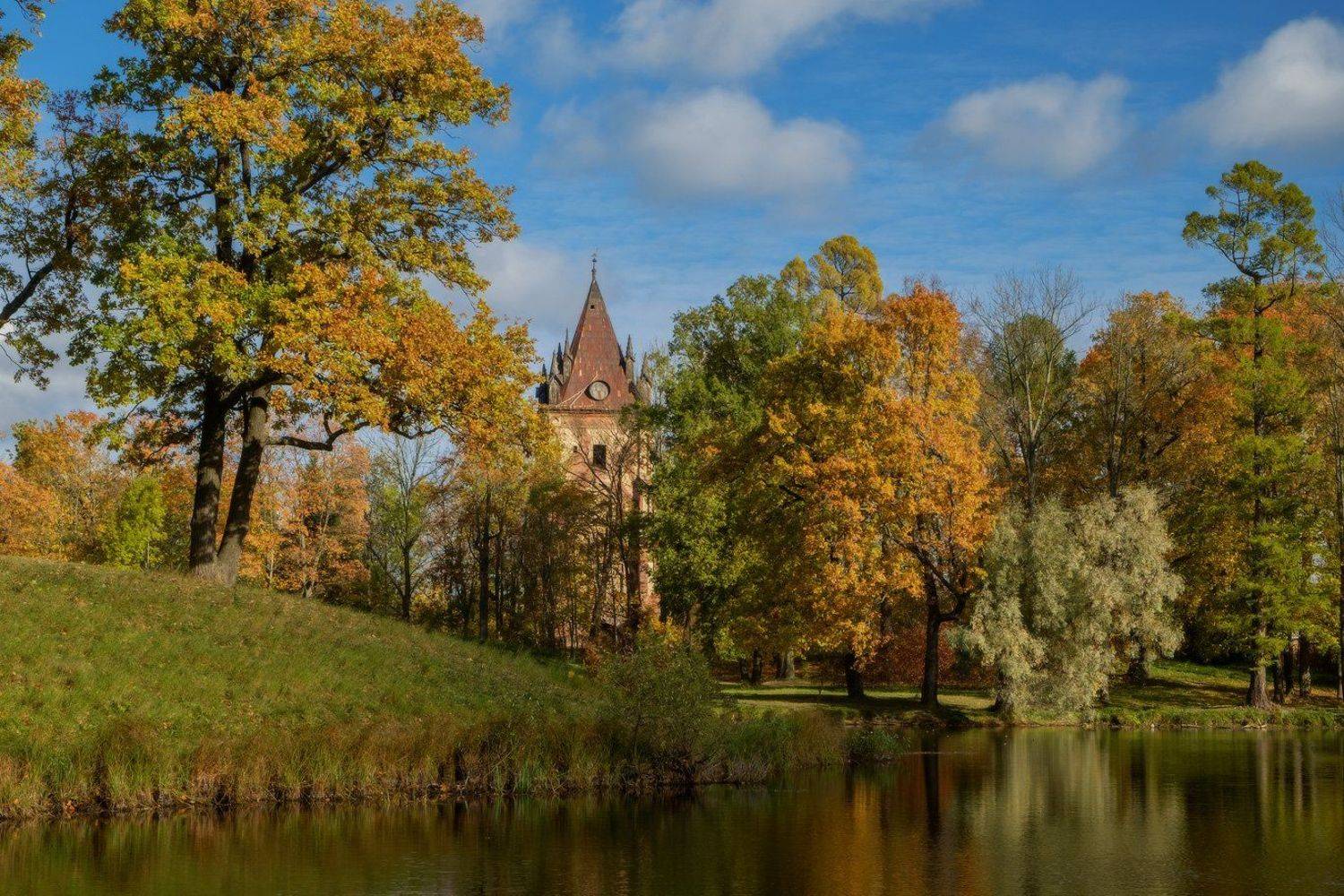 Александровский, Осень, Парк, Пушкин, Россия, Село, Царское, Царское село, Илья Штром
