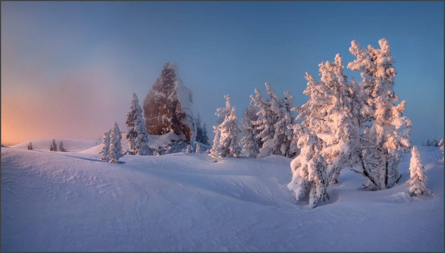 Верблюды, Зима, Рассвет, Утро, Шерегеш, Ярославский Виталий, Виталий из Н-ска