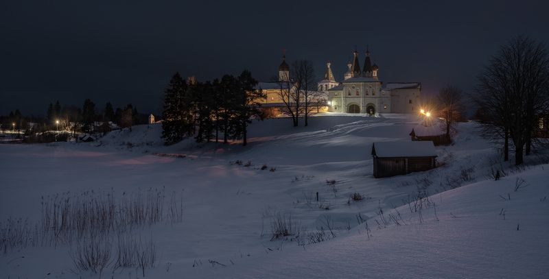 ферапонтово, зима, вечер Зимнее Ферапонтово 3photo preview