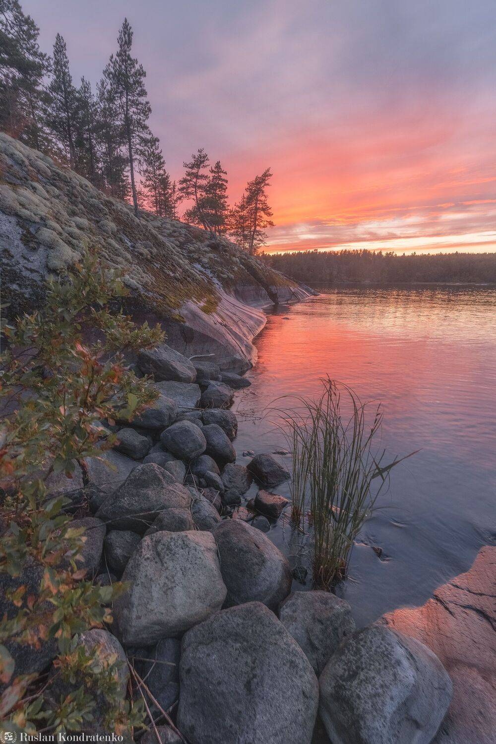 ладожские шхеры, закат, ладога, ладожское озеро, Кондратенко Руслан