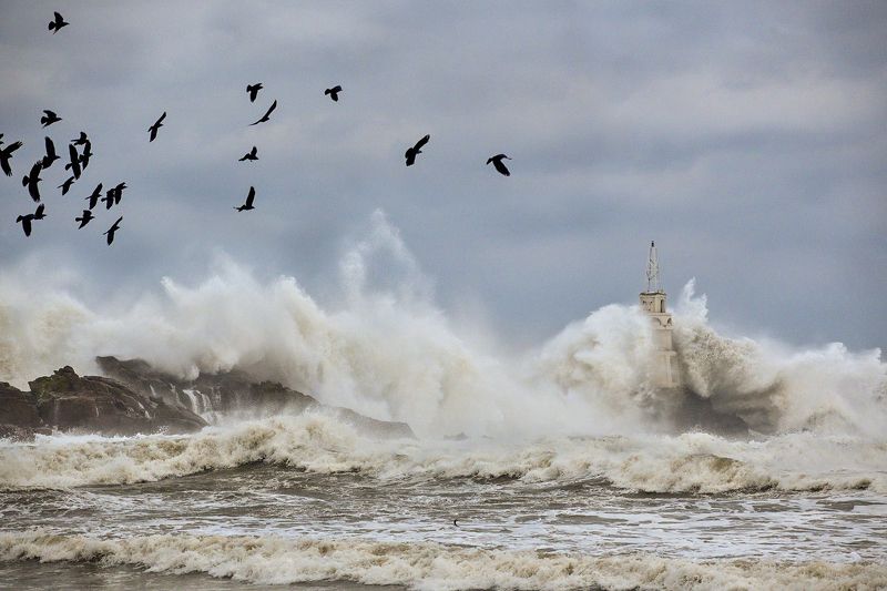 storm, landscape, nikon, sea, ahtopol, bulgaria, seamark Stormphoto preview