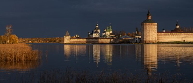 кирилло-белозерский монастырь, кириллов, утро, лето, сиверское озеро Утреннее солнцеphoto preview