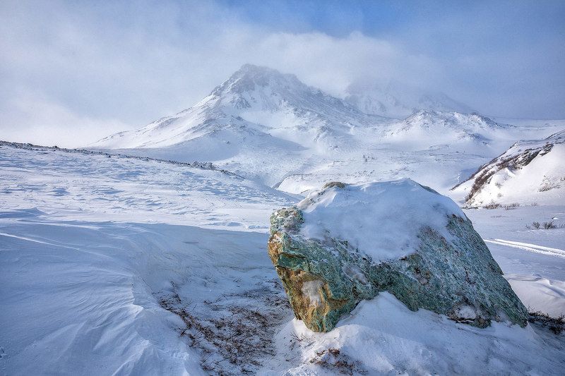 ямал, снег, зима, зима, горы, скалы, камни,природа, сугробы Нефритовая долина под снегомphoto preview