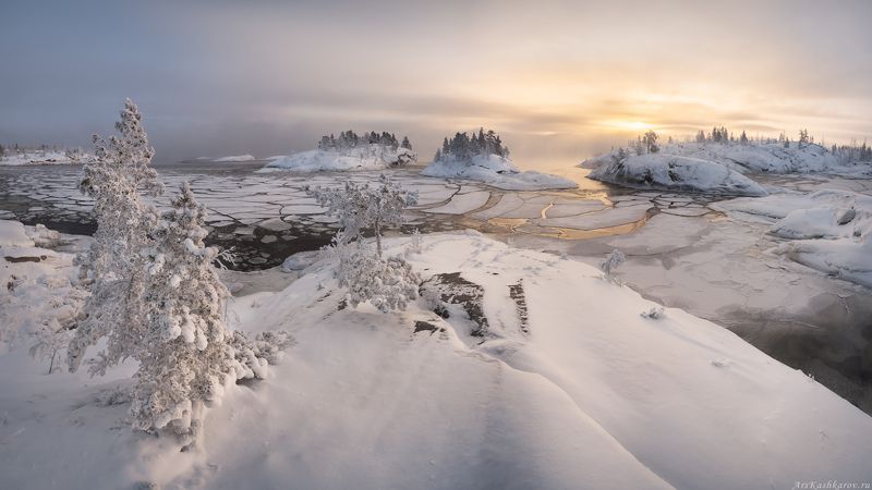 карелия, зимняя ладога, ладожское озеро, мороз, лед, острова зимой, фототуры зимой, шхеры \