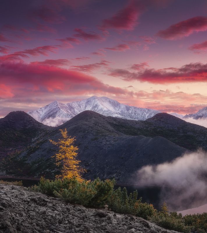 Утренние краски над озером Танцующих Хариусовphoto preview