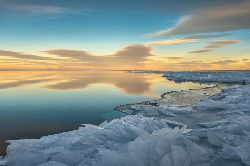 байкал, зима, лёд, отражение В отражении вечностиphoto preview