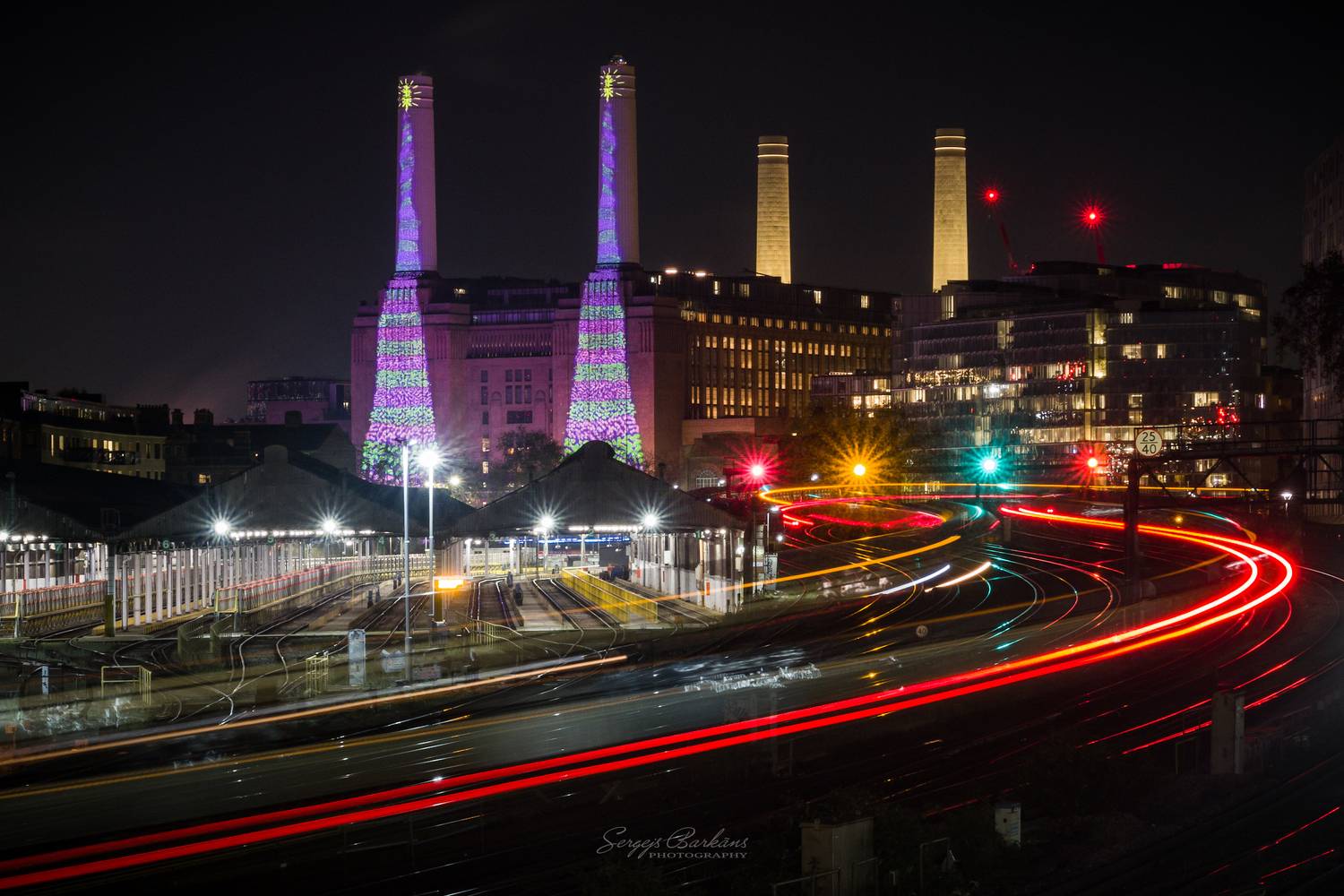 battersea london railway longexposure, Sergejs Barkans