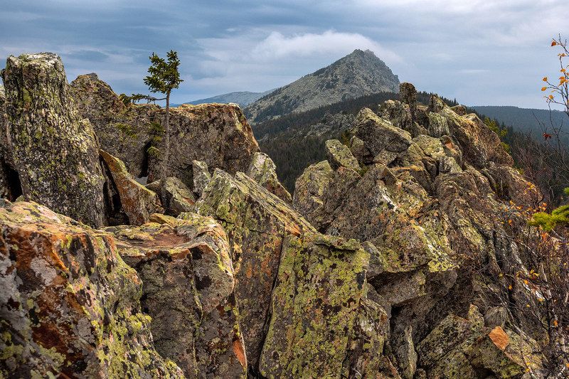 камни, скалы, горы, природа, пейзаж, туман, таганай, урал Каменные вершиныphoto preview