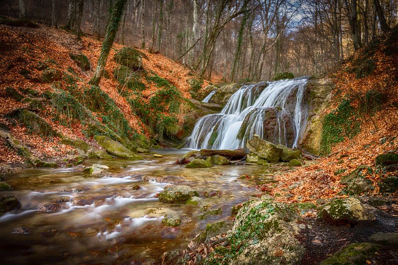 Водопад. Крым Осеньphoto preview