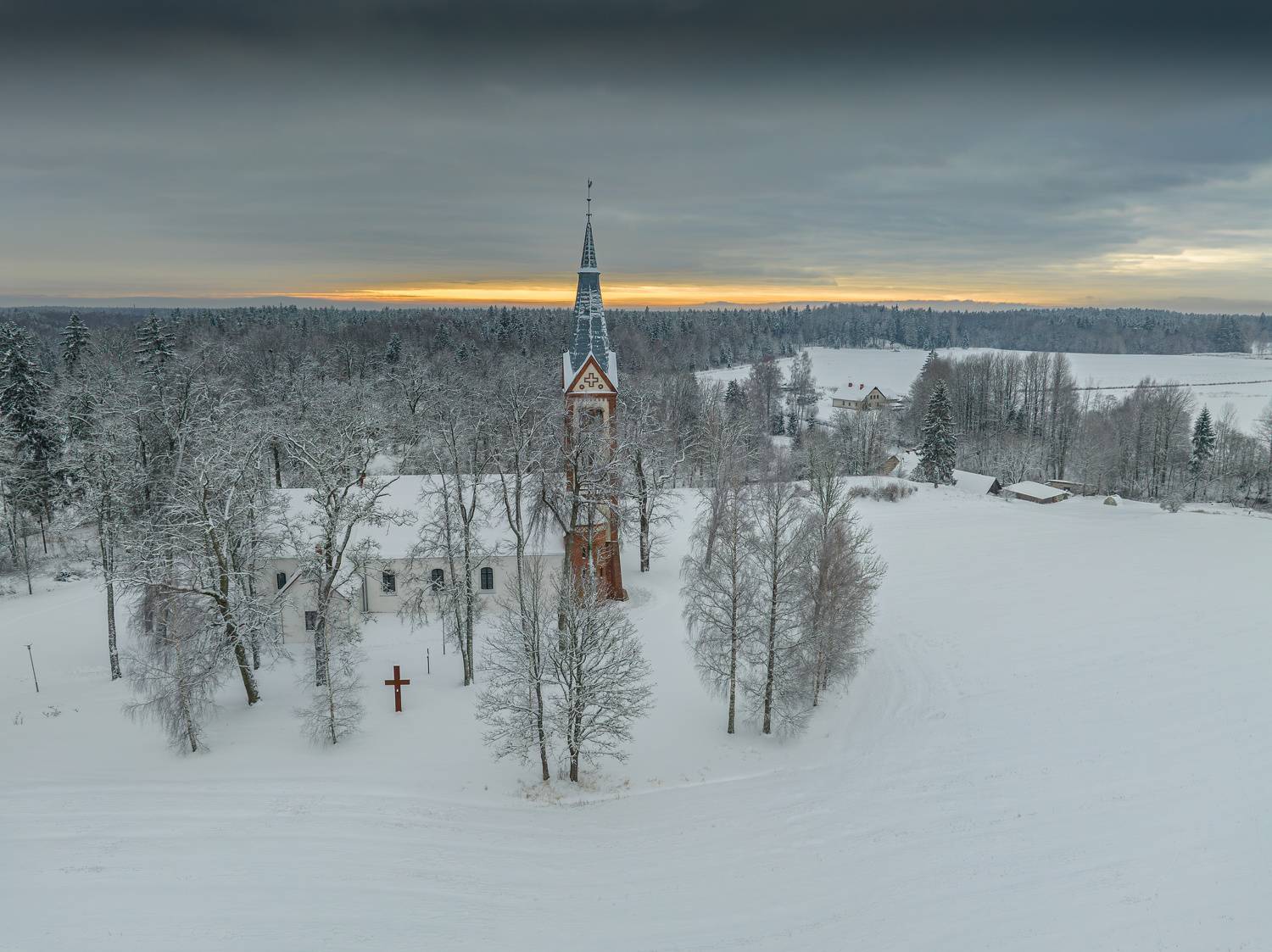#church #winter #turaida #snow, Nikolay Gordon