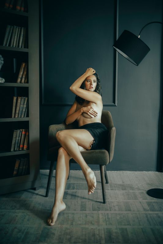 ню, портрет, topless, girl, portrait, artnu, nude Disha Shemetovaphoto preview