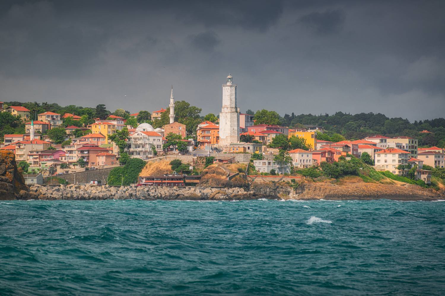 маяк, босфор, море, Сергей Котов