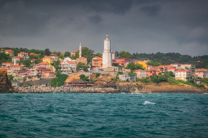 маяк, босфор, море Маяк фото превью