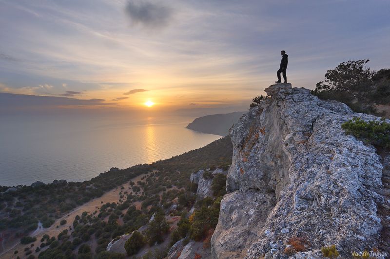крым, новый свет, караул-оба Наблюдая закат фото превью