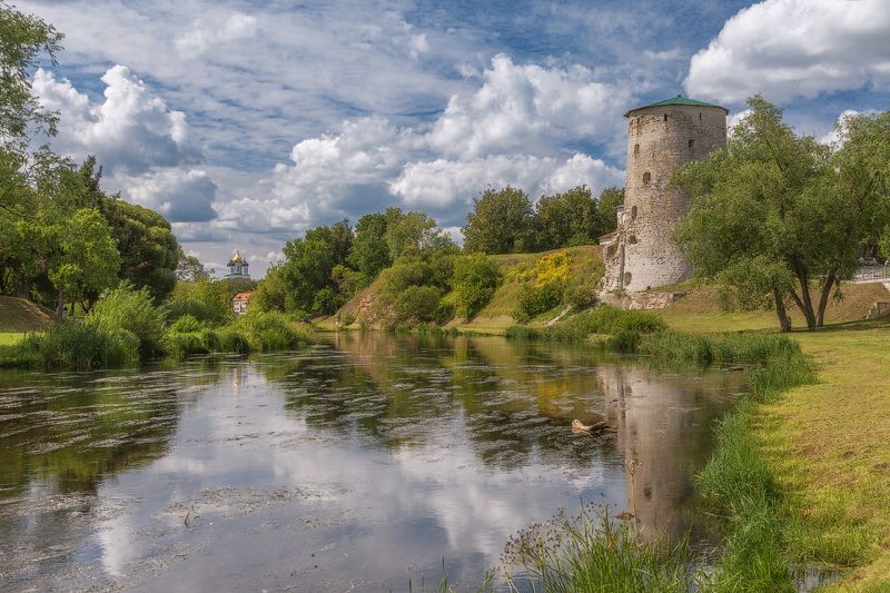 лето, природа, небо По берегам Псковыphoto preview