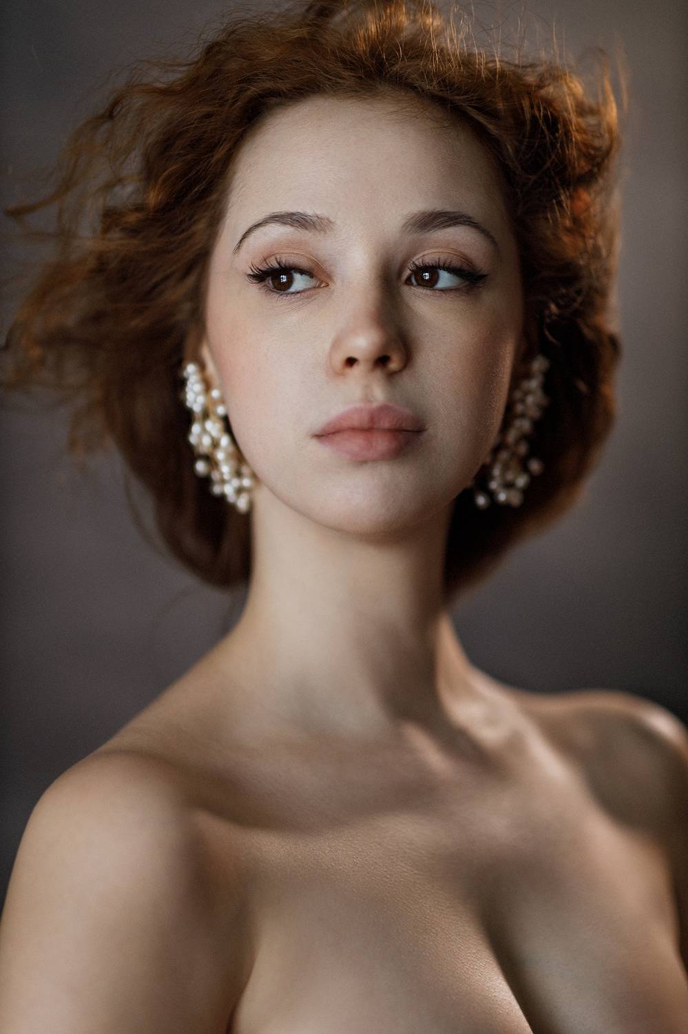 Татьяна. Автор: Ведмеденко Оксана Красивая, девушка, черные глаза, рыжая, лицо, портрет, цвет, печать, взгляд, Ведмеденко Оксана