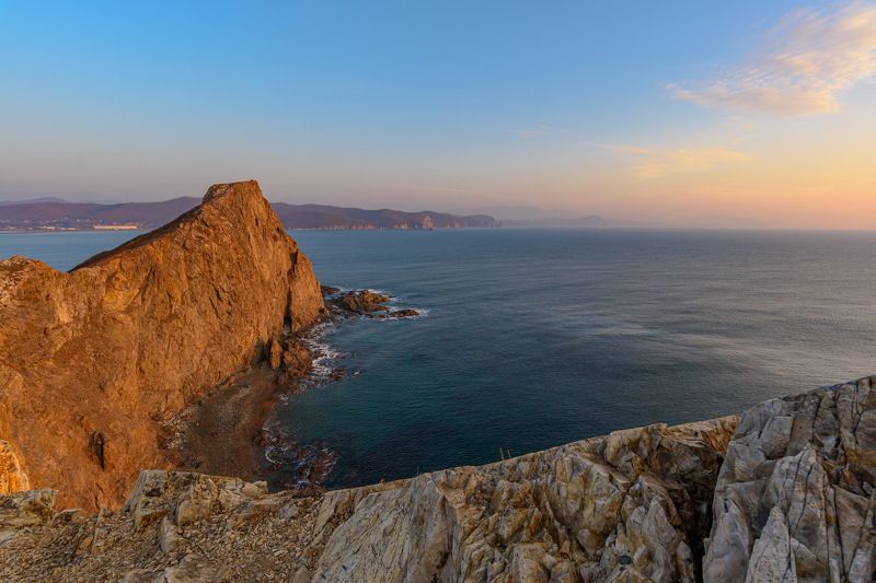 море, утро, мыс бринера Утро у маякаphoto preview