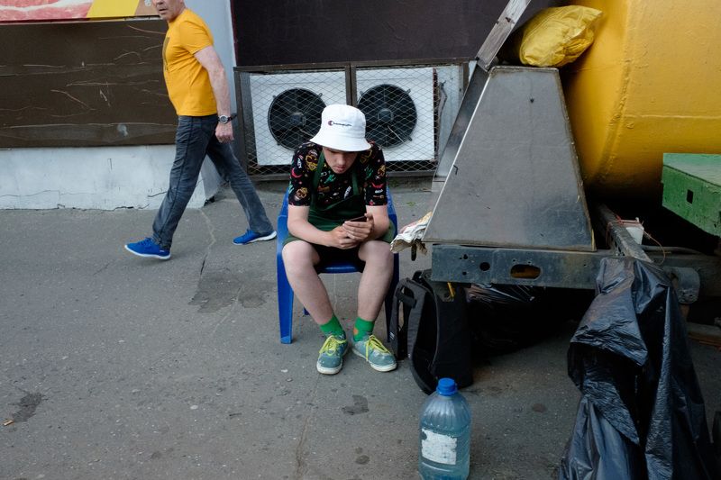уличная фотография, streetphotography, северодвинск, Продавец квасаphoto preview