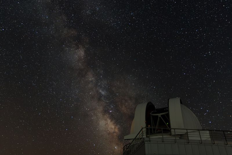 астрономия, обсерватория, телескоп, млечный путь, астрофотография, астрофото, кчр, night, nightphotography, stars, milkyway, longexposure, observatory Кавказская горная обсерватория ГАИШ МГУ, КЧР фото превью