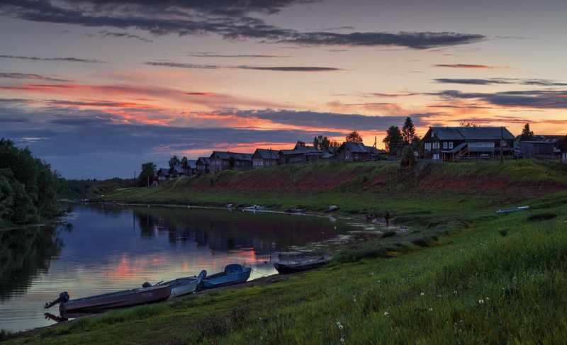 кимжа, архангельская область Тихий вечер в Кимжеphoto preview