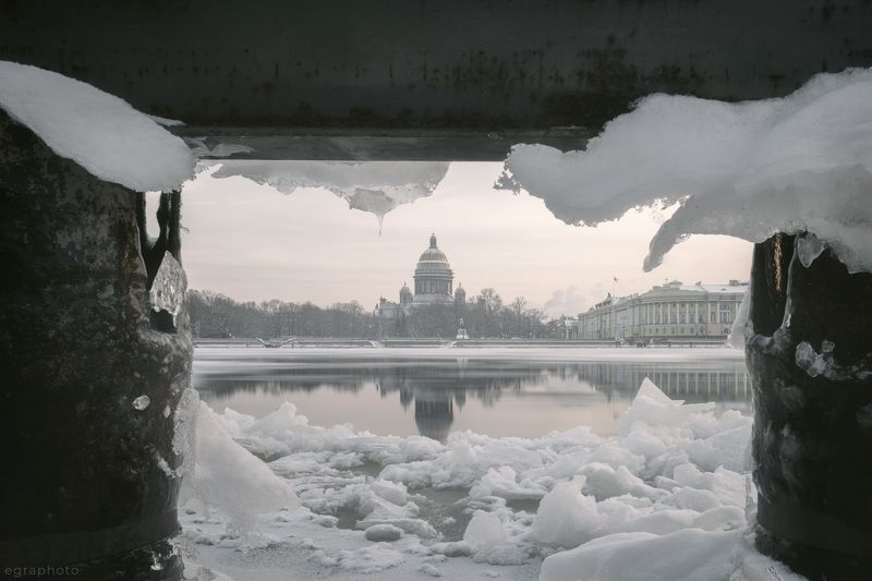 санкт-петербург, спб, россия, питер, spb, saint-petersburg, piter, russia Исаакиевский собор в стальной раме фото превью