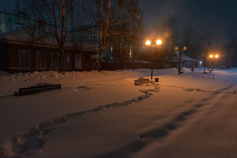 Снежный путь фото превью