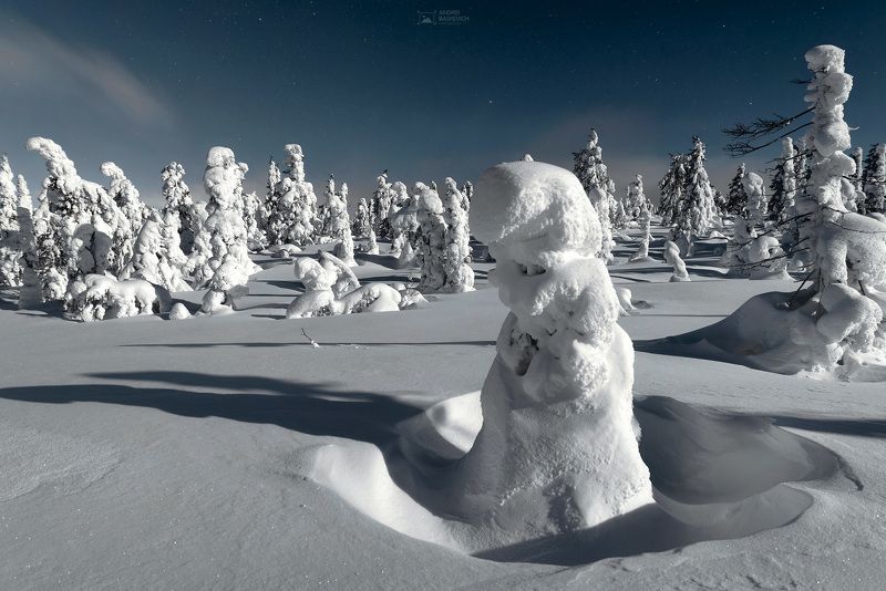 волосяная сопка, ночной пейзаж, полнолуние В свете полной Луныphoto preview